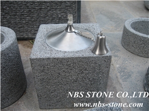 G654 Granite Natural Stone Oil Lanterns,China Fujian Black Natural Stone Oil Lanterns