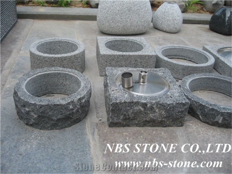 G654 Granite Natural Stone Oil Lanterns, Oil Burners
