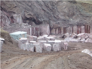 Elazig Visne Marble - Rosso Levanto Marble Blocks