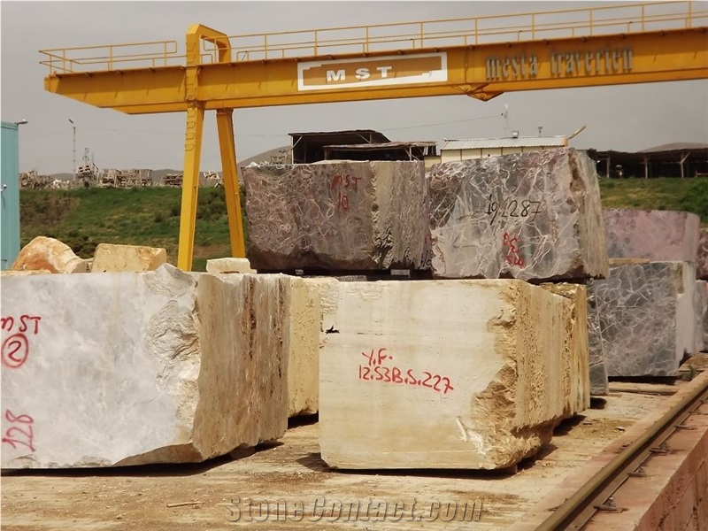 Elazig Visne Marble - Rosso Levanto Marble Blocks