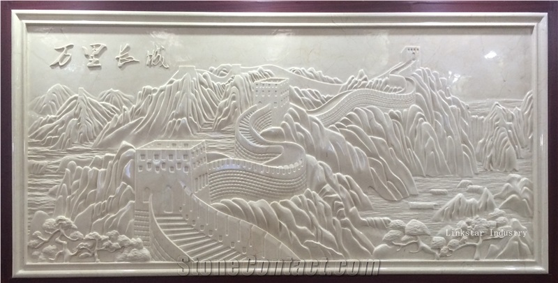 3d Natural Marble Reliefs Art Tiles