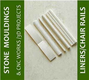 Vratsa Limestone Moldings, Euro Vratza Beige Limestone