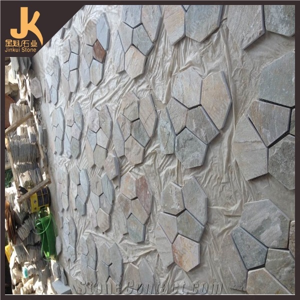 Cheap Flexible Artificial Rusty Natural Slate Cultured Stone