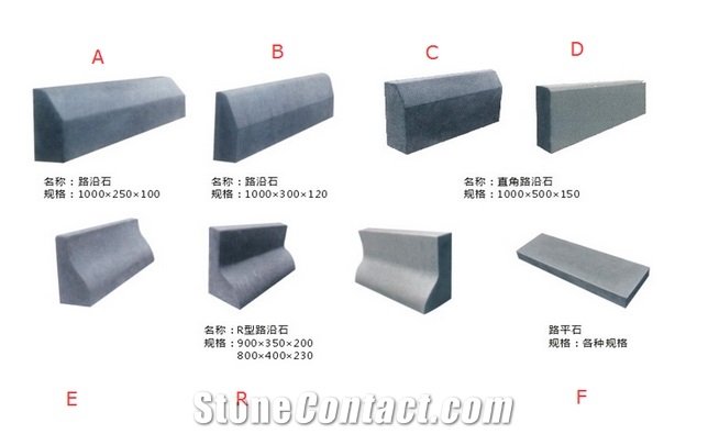 Chinese Popular & Beautiful Cheap Grey Granite Kerbstone Promotional Prices from Factory