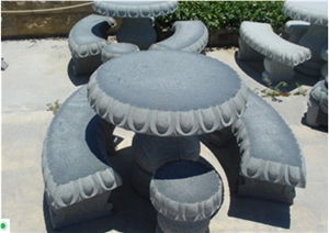 Outdoor Bench G682 Granite Park Bech Garden Stone Tables and Beches