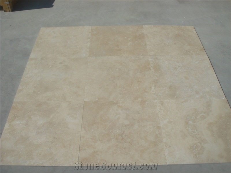 Light Travertine Premium Quality Tiles & Slabs, Beige Travertine Floor Tiles, Wall Tiles Turkey