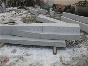 Bus Stop Stone, G341 Grey Granite Parking Stone