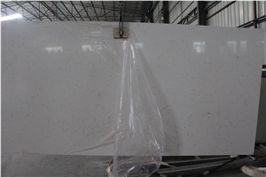 Bianco Carrara Artificial Marble Quartz Slab, Manmade White Artificial Stone Tile for Walling,Flooring