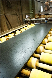 Pietra Basaltina Basalt Flamed Slabs & Tiles, Italy Grey Basalt