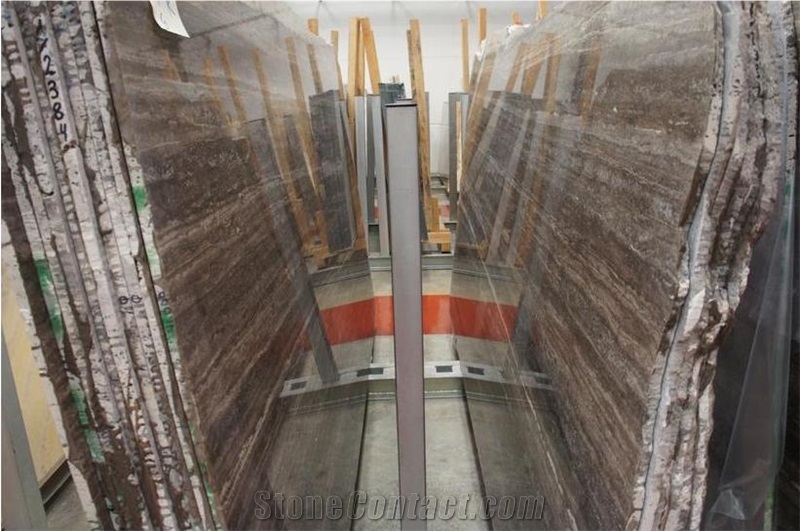 Silver Travertine Titanium