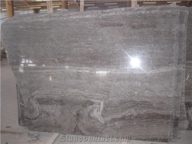 Silver Travertine Titanium