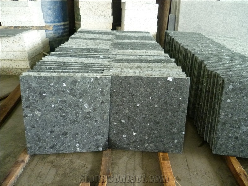 Black Diamond Granite Tiles & Slabs, China Dark Grey Granite Tiles, Black Granite with Sparkle Spots Floor and Wall Tiles