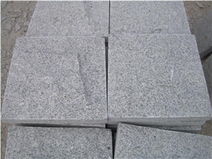 G603 Light Grey Granite Mushroom Stone Tiles, China Cheap Grey Mushroom Wall Cladding, Light Grey Granite Mushroomed Cladding
