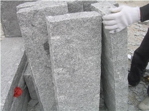G603 Light Grey Granite Side Stone, Cheap Light Grey Granite Kerbstones, Curbstone All Sides Natural Split