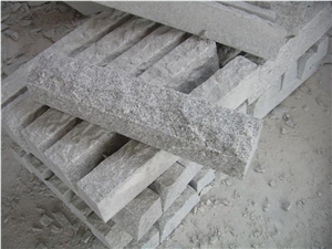G603 Light Grey Granite Side Stone, Cheap Light Grey Granite Kerbstones, Curbstone All Sides Natural Split