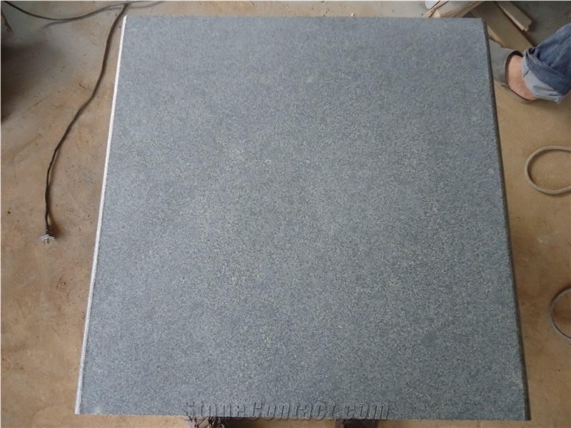 G612 Zhangpu Green Granite Honed Tiles & Slabs, China Green Granite Tiles,Cheap Green Granite Floor and Wall Tiles