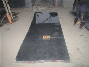 G654 China Impala, Nero Impala Granite Polished Tiles & Slabs, Dark Grey Granite Slabs, Cheap Chinese Grey Granite Polished Cutter Slabs