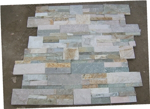 Grey Slate Culture Stone, China Multicolor Slate Stone for Wall Cladding, Cheap China Stone Wall Decor, Stacked Stone Veneer