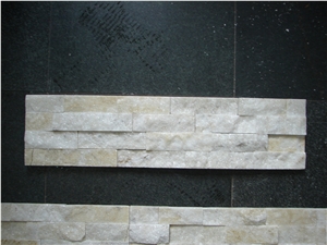 White Natural Quartzite Culture Stone, Quartzite Stone for Wall Cladding, Cheap China Quartzite Stone Wall Decor, Stacked Stone Veneer