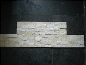 White Natural Quartzite Culture Stone, Quartzite Stone for Wall Cladding, Cheap China Quartzite Stone Wall Decor, Stacked Stone Veneer