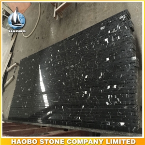 Black Marquina Marble Countertop Polished Round Shaped
