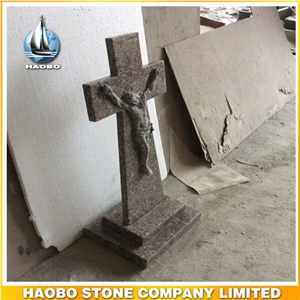 Cheap Prices Quality Gravestone Cross Design Headstone in Granite Wholesale