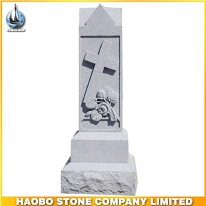 Cheap Prices Quality Gravestone Cross Design Headstone in Granite Wholesale