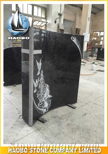 Cheap Prices Quality Gravestone Cross Design Headstone in Granite Wholesale
