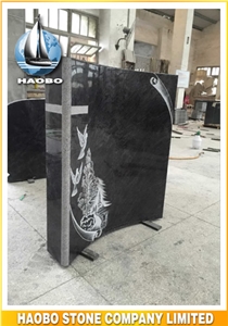 Cheap Prices Quality Gravestone Cross Design Headstone in Granite Wholesale