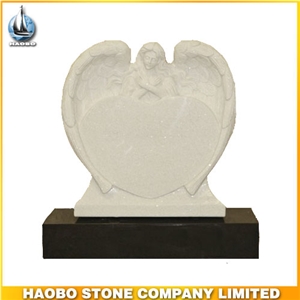 Custom Design Headstone for Sale, Multicolor Granite Heart Design Heart Monuments Wholesale