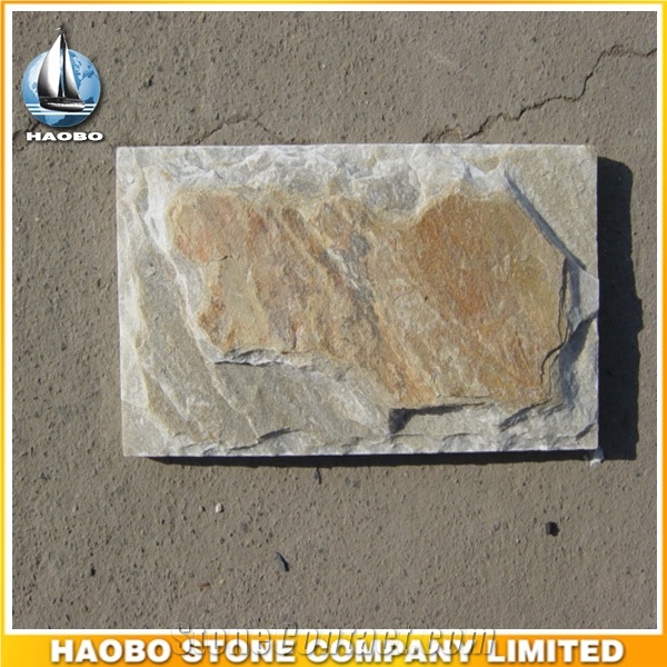 Dark Gray Wall Slate Tile Factory Direct Mushroom Stone