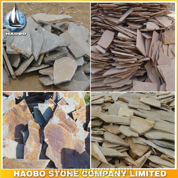 Exterior Paving Irregular Shape Flagstone for Garden Flooring