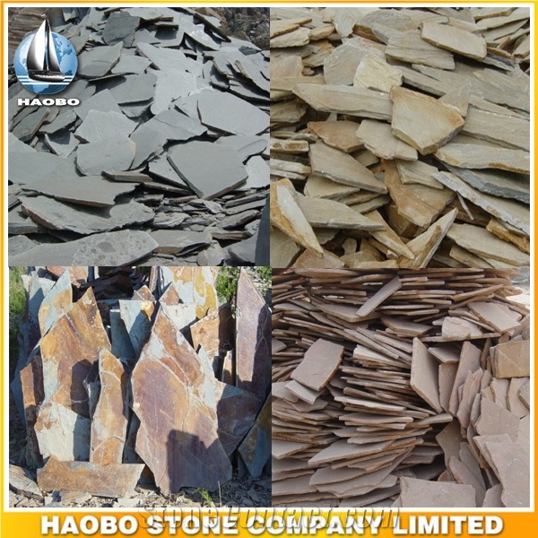 Exterior Paving Irregular Shape Flagstone for Garden Flooring