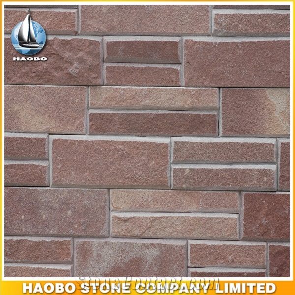 Exterior Wall Cladding Culture Stone Veneer, Yellow Slate Wall Cladding