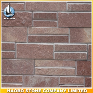 Exterior Wall Cladding Culture Stone Veneer, Yellow Slate Wall Cladding