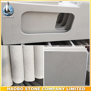 Factory Direct Pure White Quartz Kitchen Countertop