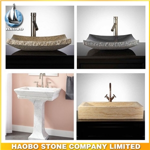Granite and Marble Above-Counter Bathroom Sink for Sale