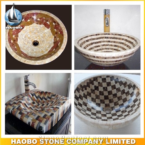 Granite and Marble Above-Counter Bathroom Sink for Sale