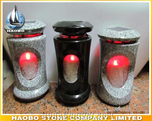 Granite Cemetery Lantern Wholesale Led Light Lantern