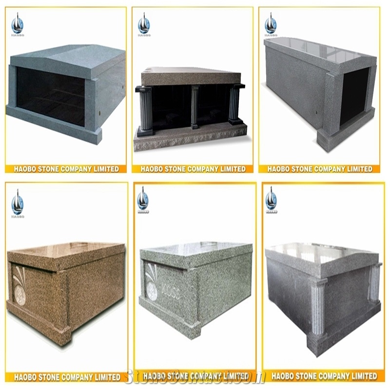 Granite Two Crypt Mausoleum for Sale