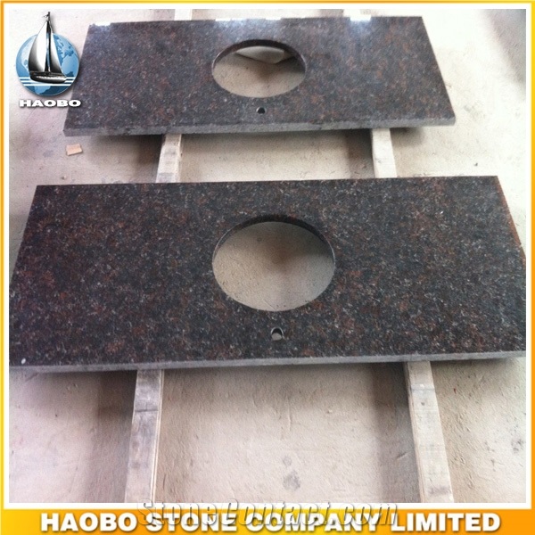 Granite Undermount Double Bathroom Vanity Top for Sale