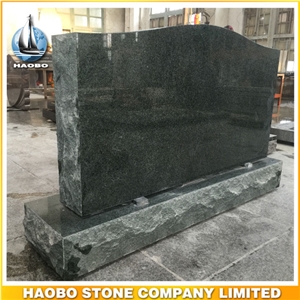 Green Granite American Style Upright Memorial Monument for Sale Green Granite Green Granite American Style Upright Memorial Monument for Sale Green Granite