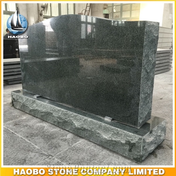 Green Granite American Style Upright Memorial Monument for Sale Green Granite