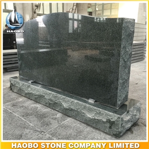 Green Granite American Style Upright Memorial Monument for Sale Green Granite