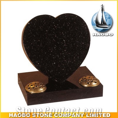 Heart Design Quality Granite Headstone Heart Shaped Wholesale