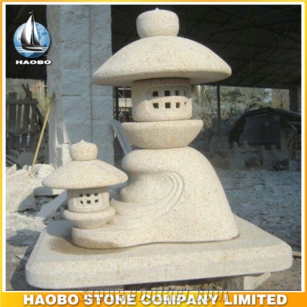 Japanese Style Garden Stone Lantern Temple Decoration Asian Outdoor