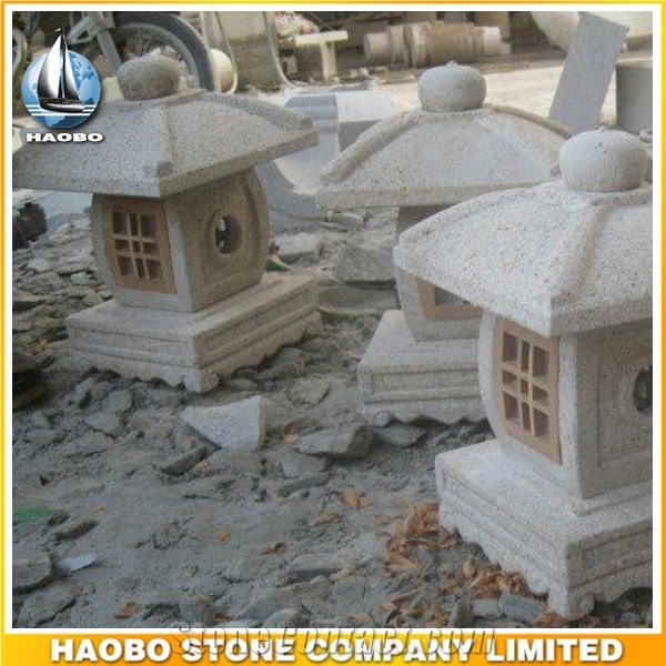 Japanese Style Garden Stone Lantern Temple Decoration Asian Outdoor