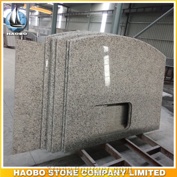 Polished Green Granite Bathroom Vanity Top Wholesale Undermount Design