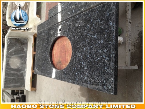 Quality Granite Kitchen Countertop Polished, Black Granite Kitchen Countertops