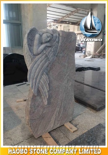 Quality Paradiso Granite Angel Design Monument and Headstone